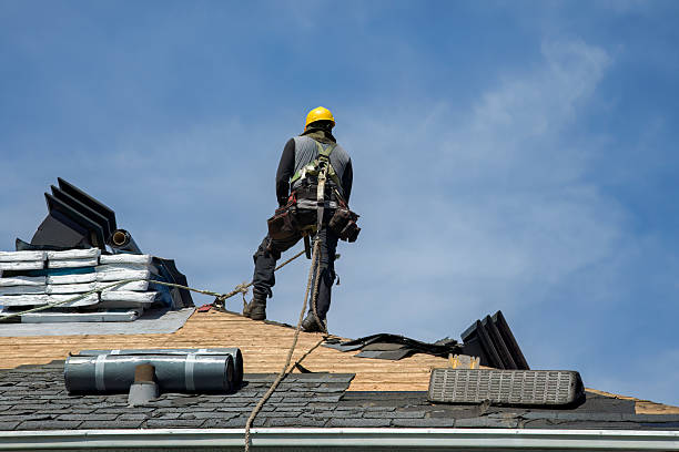 Professional Roof Replacement technician working in Farley, KY
